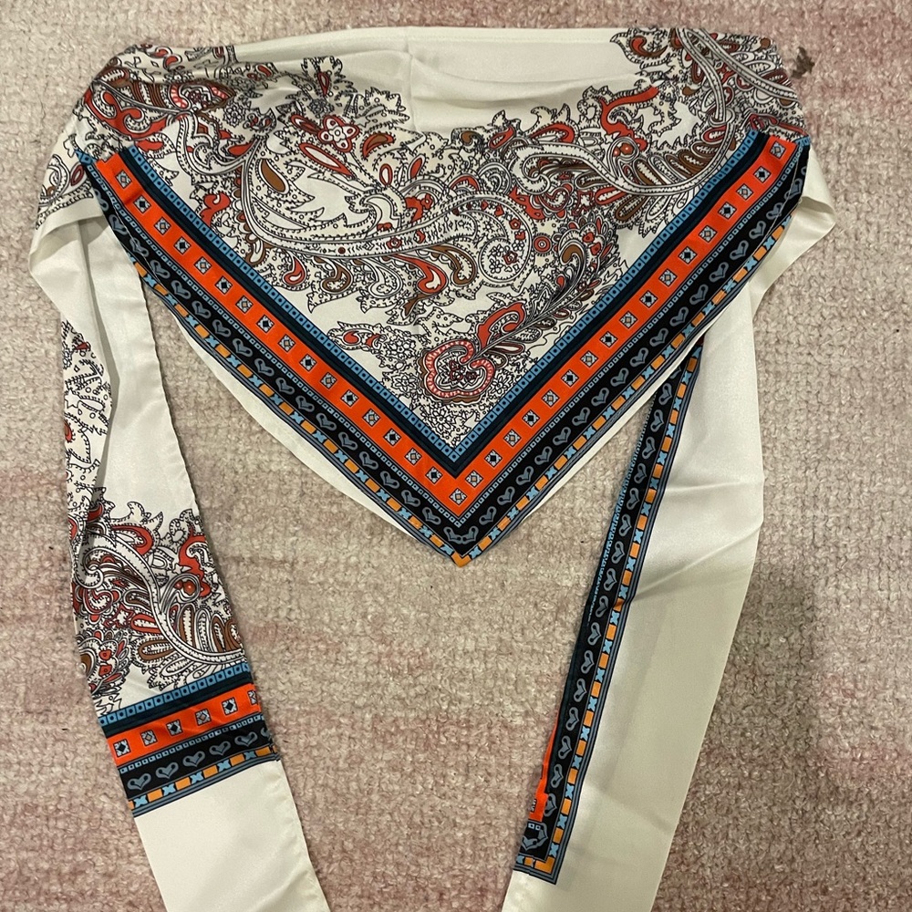 Shein tie top with a cute pattern